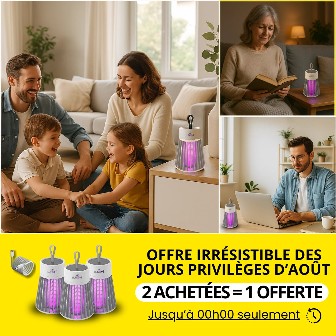 Lunomi® - Lampe Anti-Moustique Radical