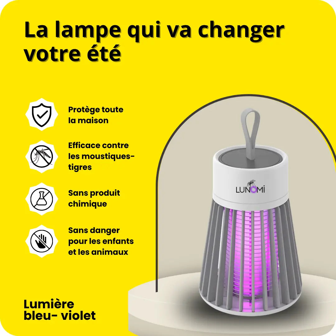 Lunomi® - Lampe Anti-Moustique Radical